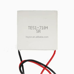Célula enfriadora termoeléctrica <span class=keywords><strong>Peltier</strong></span> 23*23mm, 8,4 V, 4A, 24x23mm, semiconductor de TES1-7104 - Product Image 2