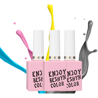 Byhyne — kit de vernis à ongles gel, 6 couleurs, à paillettes uv, nouvelle collection