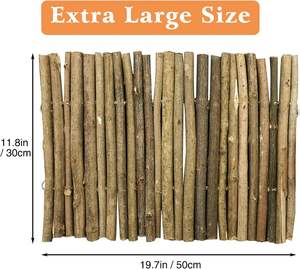 <span class=keywords><strong>Cabane</strong></span> en bois <span class=keywords><strong>pour</strong></span> reptiles, tortue, abri <span class=keywords><strong>pour</strong></span> reptiles en branche naturelle avec vignes artificielles - Product Image 3