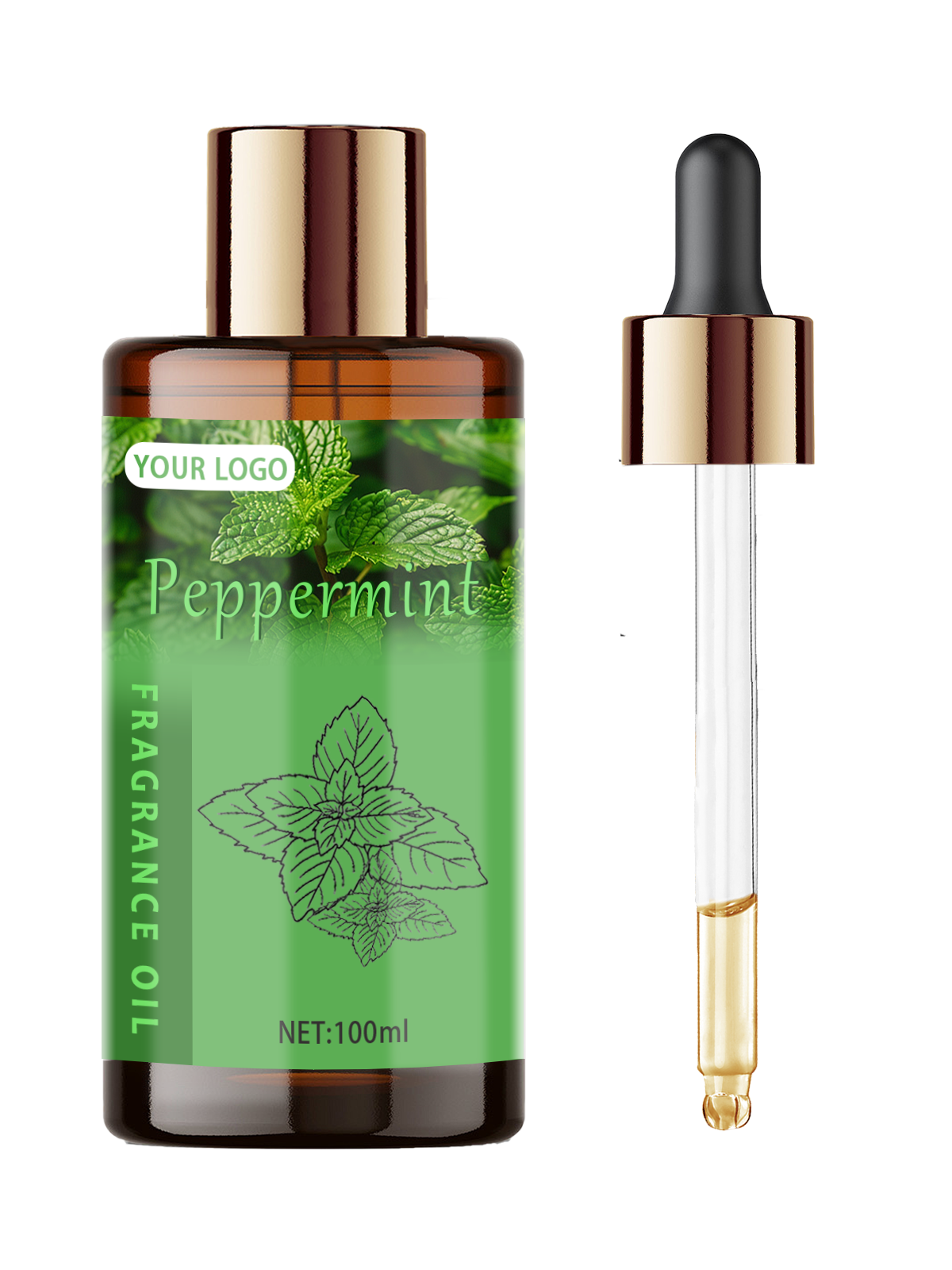 Huile de menthe poivrée