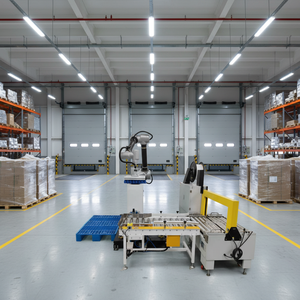 Robot industriel automatique multifonction personnalisé pour la palettisation et l'emballage de matériaux en papier, bois, plastique, métal, capacité 100 - Product Image 1