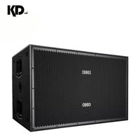 Subwoofer Aktif Bass Kuat Dual 18-inci 2500W RMS 141dB SPL Maksimum Dilengkapi DSP Kompatibel KD-20/KD-30/KD-50 untuk Panggung