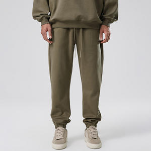 Pantalones Deportivos Largos de Alta Calidad con Bolsillos, Cintura Media, Cierre con Cordón, Tejido Liso, Impresión de Logotipo Personalizado - Product Image 3