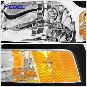 مصابيح أمامية للسيارة من كيبيل ملحقات سيارة مصباح سيارة عالي الجودة لسيارة فورد موستانج 1999 2000 2001 2002 2003 2004