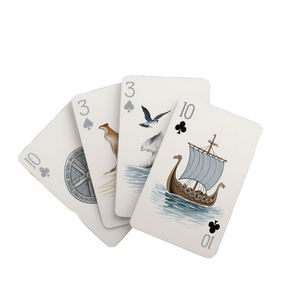Cartes à jouer à l'atmosphère mystérieuse sereine exsudant l'allure énigmatique pour explorer l'inconnu pour des occasions carte personnalisée - Product Image 1