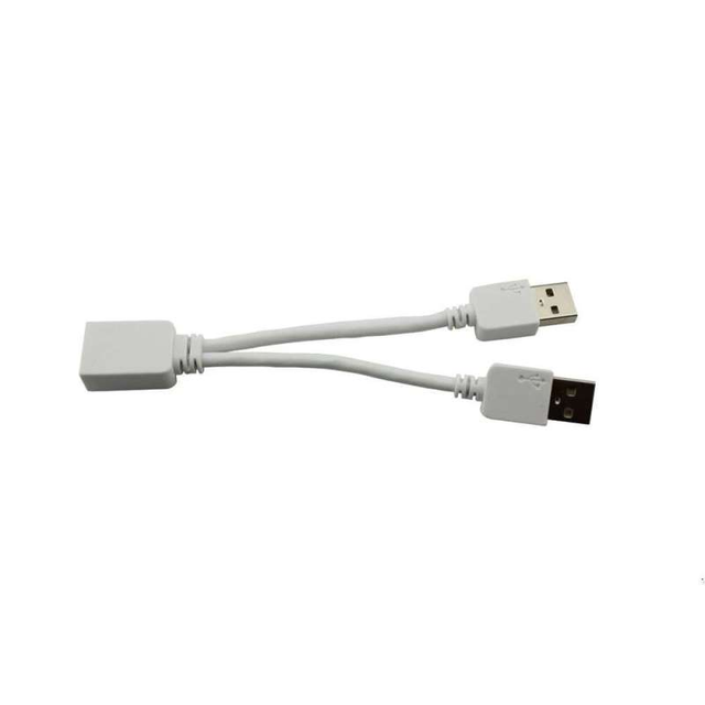 USB 2.0 Female Dual USB Male Jack Y Splitter Fast Charging Cable Pure Copper Conductor Nylon Computer Printer Barcode Scanner