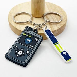 Заводская низкая цена индивидуальный логотип 2D 3D силиконовые мини-инструменты ручка брелок кулон оптом ПВХ Резиновый Автомобильный держатель для ключей - Product Image 2