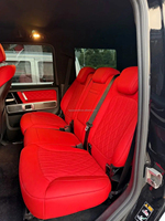 Housses de siège de voiture personnalisées imperméables, ensemble complet, housses de siège en cuir de luxe ventilées pour voiture Mercedes GLC 2015-2020