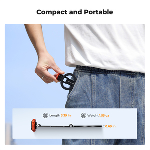 K&F Concept MS-61 อะแดปเตอร์กาวแม่เหล็กบางเฉียบ แท่นยึดแบบแม่เหล็ก ปรับมุมได้หลายทิศทาง ปรับได้อย่างยืดหยุ่น รองรับอินเทอร์เฟซคู่ - Product Image 6