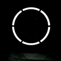 LANSEKO Lampe de travail LED de 7 pouces 70W 8000LM Feux de conduite LED ronds avec DRL 12V 24V pour voiture camion SUV UTV ATV