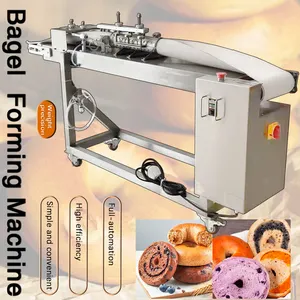 Profissional Automático Completo um Mini Donuts shaper Doughnut Maker Donut e Large Yeast Bagels Forming Donut Bagel Making Machine