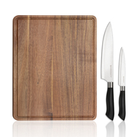 Le Compagnon Essentiel de la Cuisine : Ensemble de Couteaux et d'Ustensiles avec Planche à Découper
