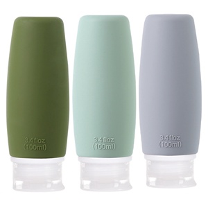 Bouteille d'eau sport pliable en silicone la plus vendue en gros, réutilisable 100 ml avec paille et bouchon, produit portable pour boisson en extérieur - Product Image 4