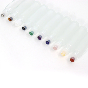 Mass Customization Frosted <strong>Perfume</strong> Oil Empty 5ml 8ml 10ml <strong>Roll</strong> <strong>on</strong> Glass Bottles With Roller Ball Support Screen Printed Surface - Product Image 6