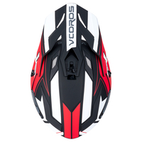 Casque tout-terrain, H637 Casque de motocross hors route Casques croisés à visage ouvert, Casque de moto intégral approuvé Dot & ECE