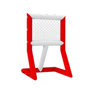 But de football aquatique portable en PVC gonflable avec filet de blocage et double support pour piscine et plage, installation rapide, démontage facile, 100-500 kg - Product Image 3