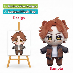 Fabricant et fournisseur de jouets en peluche personnalisés en coton PP, incluant des chats aux yeux fermés, des mini pingouins, des pendentifs en forme de cœur et des figurines <span class=keywords><strong>Gabby</strong></span> Dollhouse pour anniversaire - Product Image 5