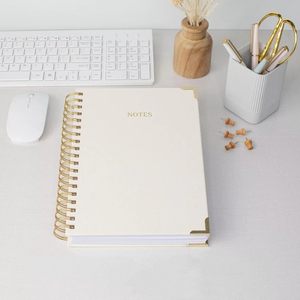 Carnet à spirales personnalisé à couverture rigide B5, 160 pages, ligné, design esthétique pour femmes, certifié FSC, cadeau <span class=keywords><strong>scolaire</strong></span>, impression UV, OEM - Product Image 3