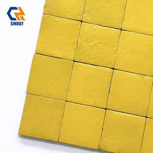 Carreaux muraux en céramique marocaine verte faits à la main 100x100mm, style vintage, dégradé de couleurs, pour gîtes, cafés et restaurants - Product Image 6