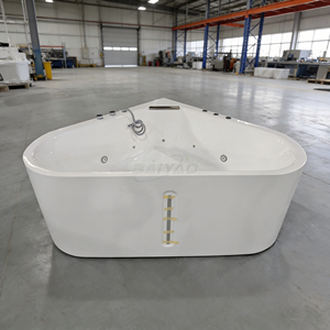 Jacuzzi Esquinero para 2 Personas a <span class=keywords><strong>Precio</strong></span> de Fábrica, Bañera de Hidromasaje Interior, Spa con Masaje, Jacuzzi Blanco con 2 Almohadas - Product Image 5
