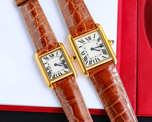 Montre mécanique automatique élégante et tendance avec lunette incrustée de diamants et bracelet en cuir de crocodile bleu profond brillant - Product Image 2