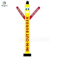 Danseur gonflable de 6 mètres de haut pour la promotion de la marque avec impression de texte ou de logo