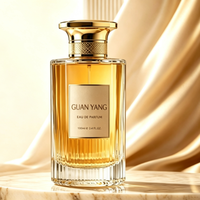 Autocollant de parfum 3D personnalisable en or, résistant à l'alcool et à l'eau, pour flacons de parfum et emballages cosmétiques