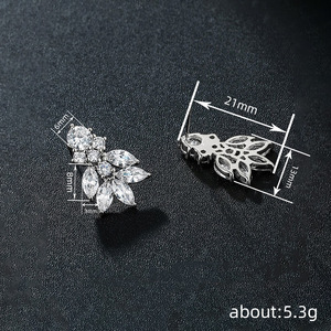 Orecchini a Perno Geometrici a Forma di Marquise per Donne, per Uso Quotidiano e Serale - Product Image 4