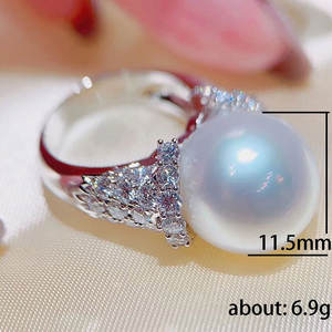 Anello da Donna F1771 in Oro Bianco con Diamante Taglio Brillante Rotondo Colore G Naturale Gioiello Classico per Fidanzamento - Product Image 5