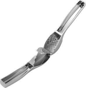 High Quality Stainless Steel Garlic Press Labor-Saving Rust-Proof Zinc Alloy Kitchen Gadget Manual Stainless Steel <b>Tools</b> Food - Product Image 4