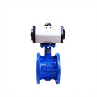 Katup Kupu-Kupu Flens Pneumatik Elektrik D941X-16 D641-16 Ball Mill Buatan Cina