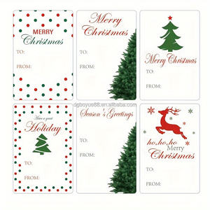 Etiquetas Autoadhesivas <span class=keywords><strong>para</strong></span> Regalo de Navidad, <span class=keywords><strong>Etiqueta</strong></span> Adhesiva con <span class=keywords><strong>Nombre</strong></span>, <span class=keywords><strong>para</strong></span> Decoración Navideña - Product Image 4