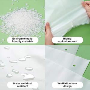 Custom Logo Clear Zipper Shipping Bag Frostedt <strong>Ziplock</strong> PVC Bag With <strong>Ziplock</strong> Handle For Packaging Jewels Made From EVA Plastics - Product Image 5