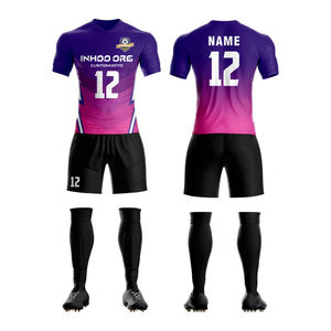 Camiseta de fútbol para adultos unisex personalizable con logotipo de nombre de Club/equipo Impresión digital Poliéster Servicio OEM Stock Style Top Tailandia - Product Image 3