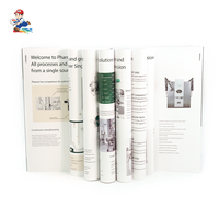 Brochure de produit personnalisée avec reliure agrafée, manuel de spécifications, impression 3D UV avec estampage à chaud et à froid
