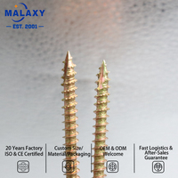 MALAXY - Fabricant chinois de vis à bois métriques M6 en acier inoxydable ISO 304, zinguées, à tête fraisée 3*16mm