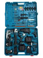 Ensemble d'outils électriques sans fil multifonctionnels 5-en-1 sans balais 800W, perceuse sans clé, batterie au lithium, personnalisable OEM, recharge électrique