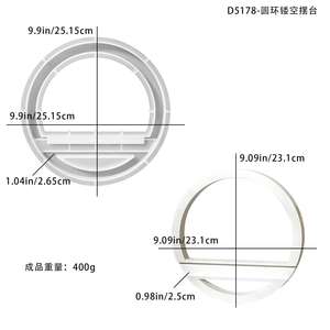 Moule en silicone pour lampe à parfum <span class=keywords><strong>ronde</strong></span> en forme de cœur M50854, en résine de gypse - Product Image 5