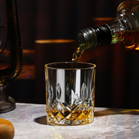 Tequila mexicaine 1.8OZ verre à liqueur à l'ancienne tasse à whisky Base lourde gravé décoratif diamant verres expresso Bar fournitures