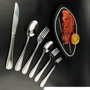 Ensemble de couverts de luxe DFU0151, fourchette, cuillère, argent, poli miroir, acier inoxydable, pour mariage, hôtel, cuisine - Product Image 4