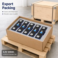 Batterie solaire éolienne LiFePO4 prismatique 3.2V 230Ah Grade A pour stockage d'énergie domestique, expédiée depuis l'entrepôt européen