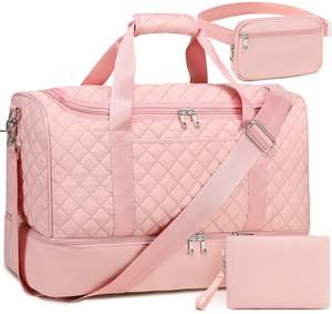 Sac de sport gratuit, sac à bandoulière de fitness, grande capacité, sac de voyage pour courte distance, sac à chaussures Source Factory - Product Image 1