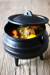 Piccolo piatto che serve pentola calda stufato pentola pentola <span class=keywords><strong>in</strong></span> <span class=keywords><strong>ghisa</strong></span> calderone 650ml 1/4 # - Product Image 6