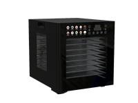 Déshydrateur alimentaire électrique 850W avec contrôle numérique, capacité de 10 plateaux, chauffage à 360°, plateau en acier inoxydable jusqu'à 75°C