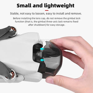 Gimbal Camera Lens Cover for Mini <strong>3</strong> Quadcopter Protector Fixer Dust-proof Lens Cap Drone Accessories for DJI Mini <strong>3</strong> - Product Image 4