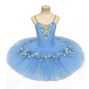 Jupe tutu de ballet vintage style Empire, motif Fée Bleue et Belle au bois dormant, pour enfants et adultes, costume de spectacle, tutu en <span class=keywords><strong>tulle</strong></span> bouffant type pancake - Product Image 2