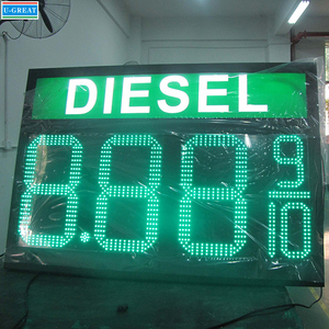 Hình thức 8.888 8.889/10 đa màu sắc lựa chọn <span class=keywords><strong>7</strong></span> đoạn IP65 gas giá <span class=keywords><strong>LED</strong></span> hiển thị dấu hiệu với điều khiển từ xa - Product Image 6