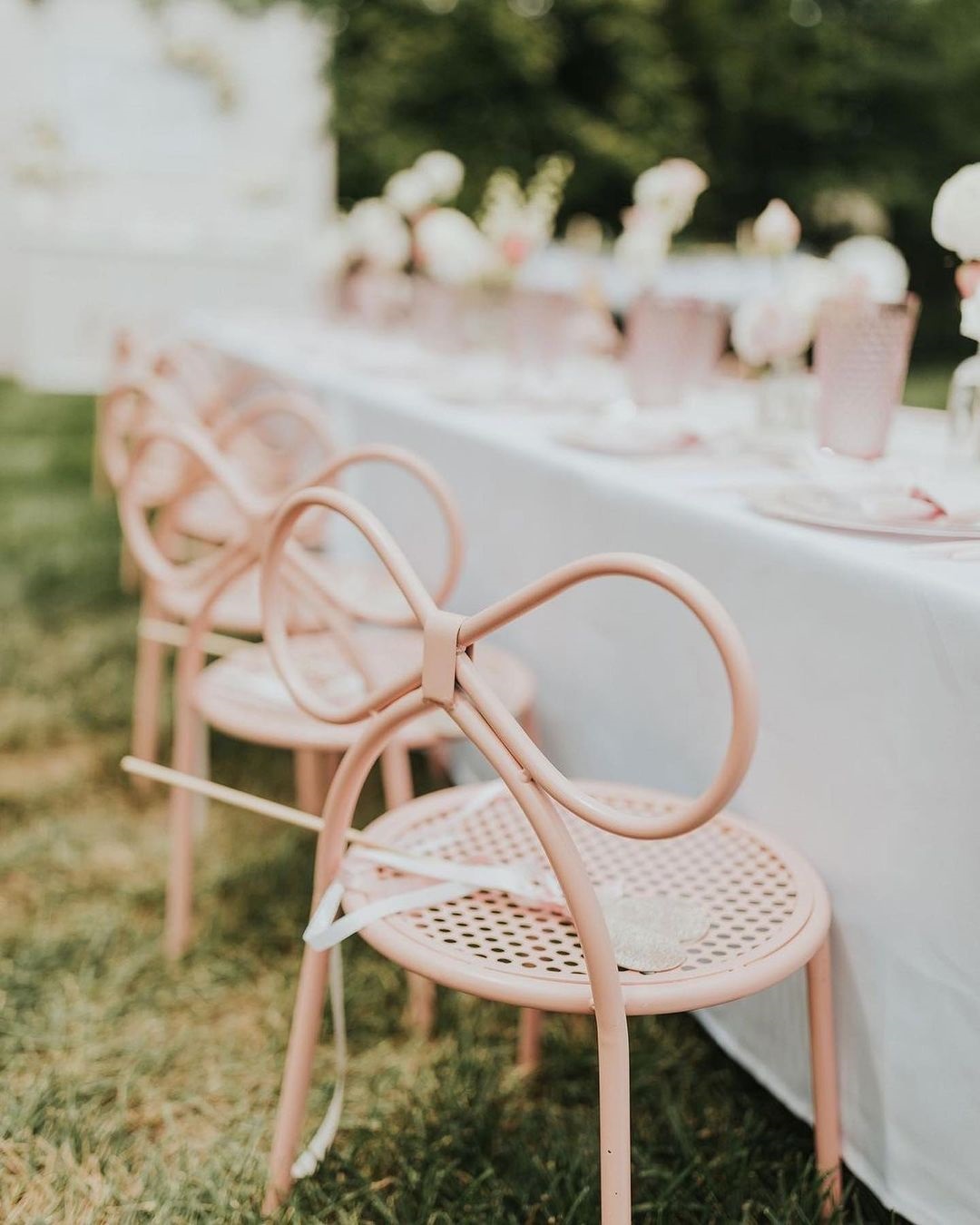 Детская комната INS железный стул с бантом стул для домашнего кабинета детские стулья для вечеринки в аренду стулья для мероприятий