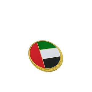 Custom Store UAE Flag Day Magnetisches UAE National Day Pin Abzeichen