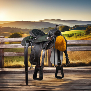 อานม้าแบบตะวันตกคุณภาพพรีเมียมขายดีที่สุด ปรับแต่งได้ เบาะนุ่ม ทำจากหนัง พร้อมโครงไม้ ราคาดีที่สุดสำหรับการขี่ม้า - Product Image 2